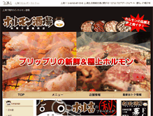Tablet Screenshot of horumonsakaba2011.com